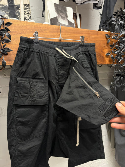 SS2016 Rick Owens Cyclops Mainline ‘Memphis’ Drop Crotch Pod Shorts
