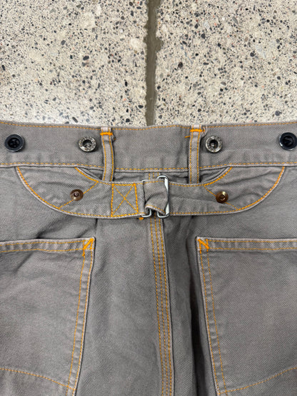 Kapital ‘Double Knee’ Buckle-Back Carpenter Denim