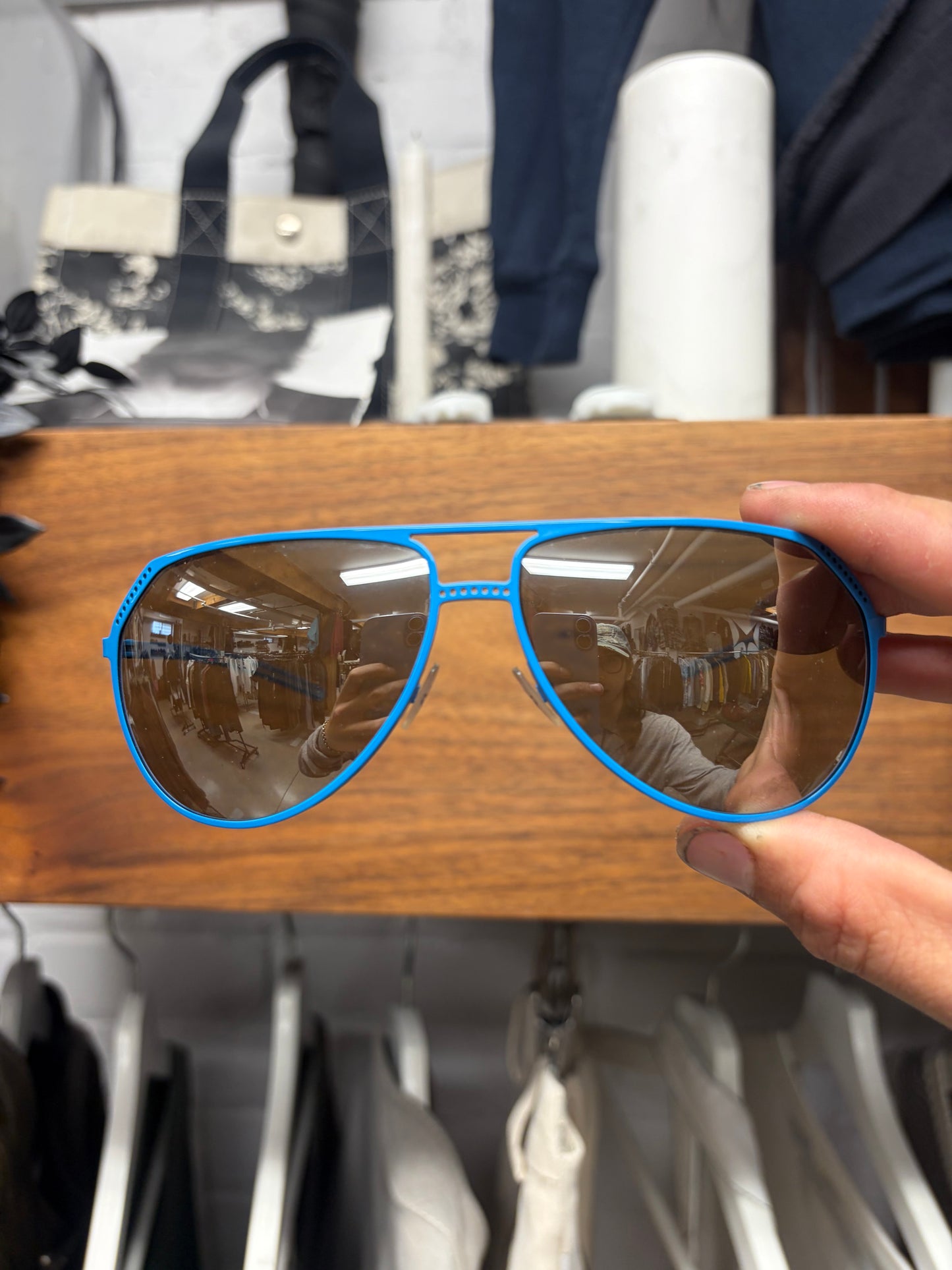 SS2005 Dior Homme ‘Beck’ Electric Blue Aviator Sunglasses