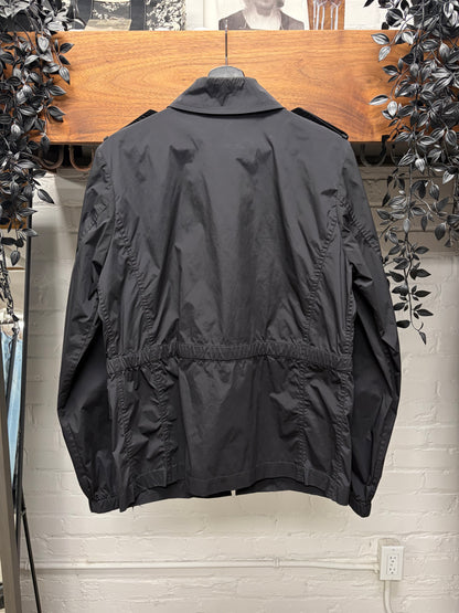 2000s Gucci Nylon Shell Black Military ‘Field Jacket’