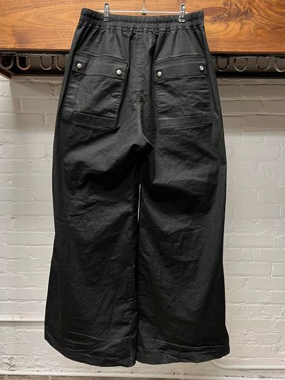 AW2024 Rick Owens ‘Porterville’ Bela Black Wide Leg Pants