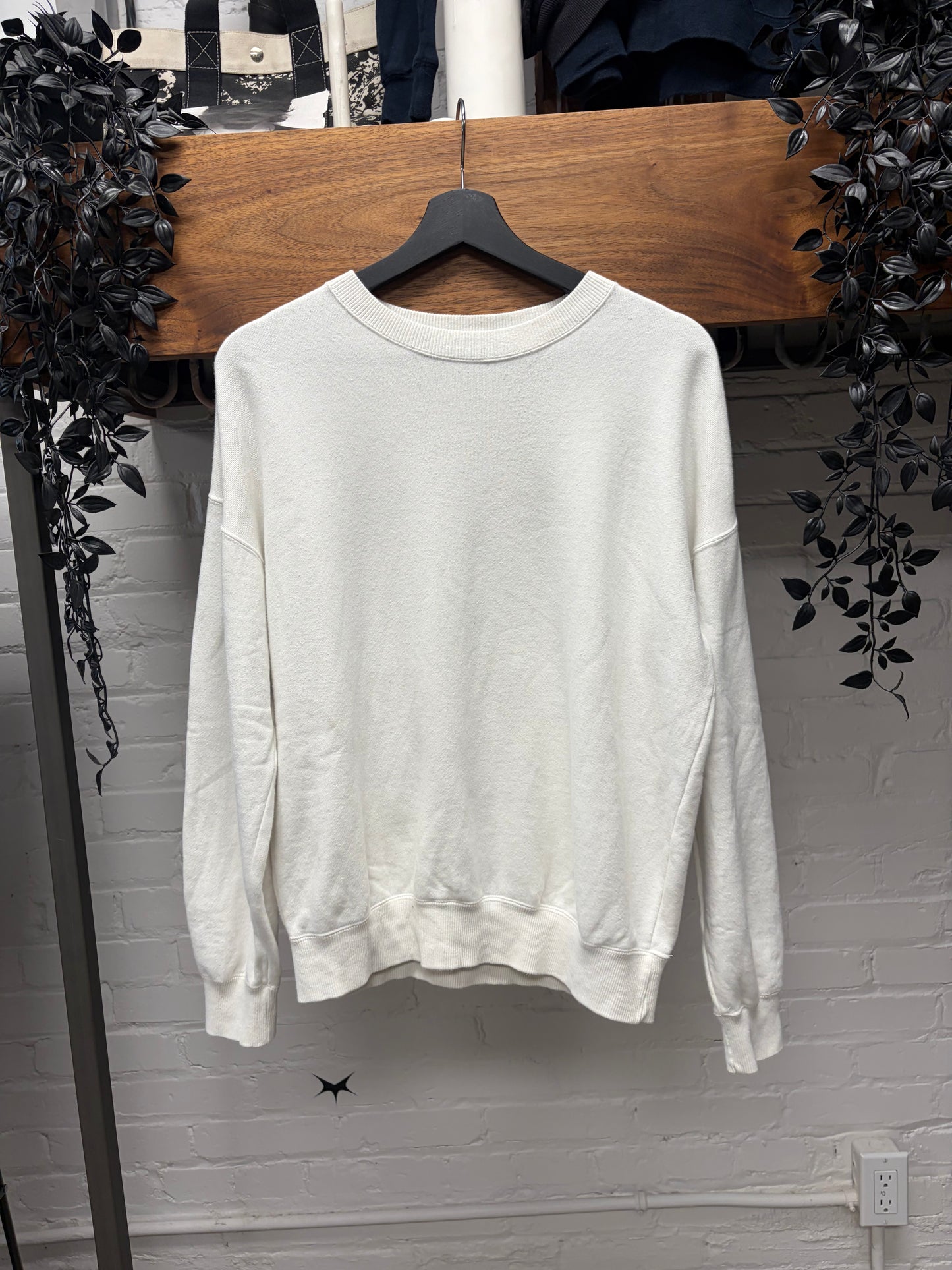 Vintage Issey Miyake ‘I.S. Sport’ White Crewneck Sweatshirt