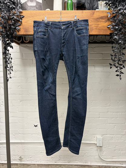 Rick Owens Jeans Detroit Cut
'Dirty Blue' Skinny Jeans