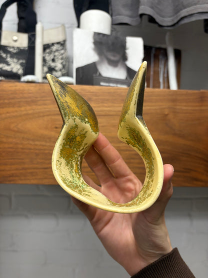 SS2010 Rick Owens ‘Release’ Geometric Rustic/Gold Bangle Bracelet