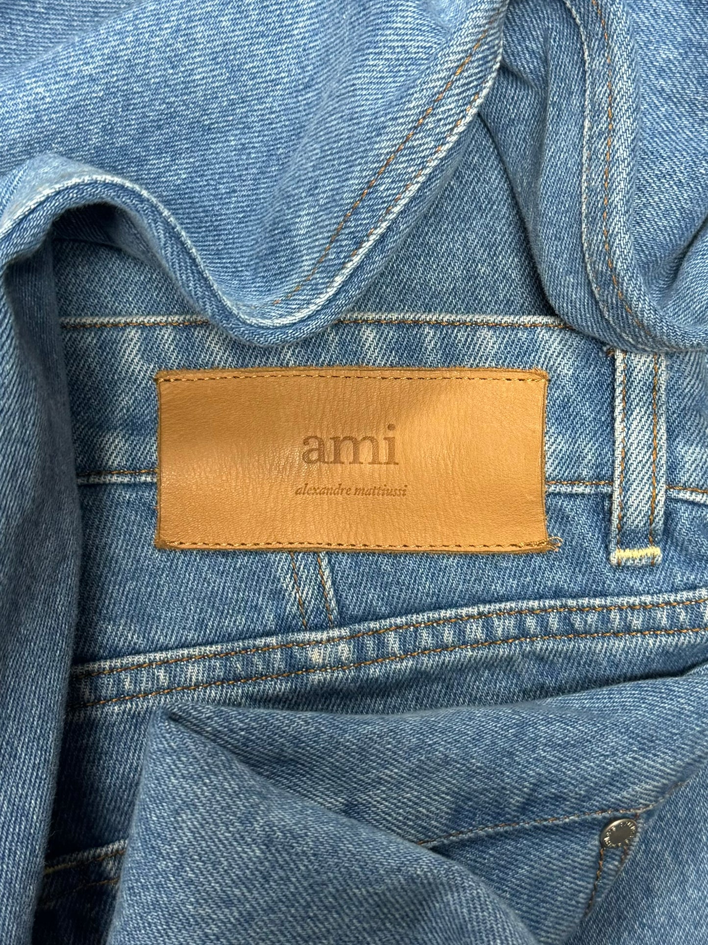 Ami ‘Alexandre Mattiussi’ Wide Leg Blue Denim