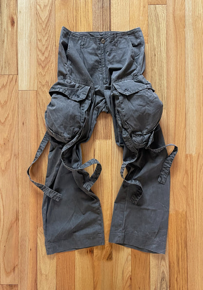 Spring Summer 2008 Julius Washed Grey Gas Mask Cargo Pants