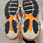 Balenciaga White/Orange Track Runner Sneakers