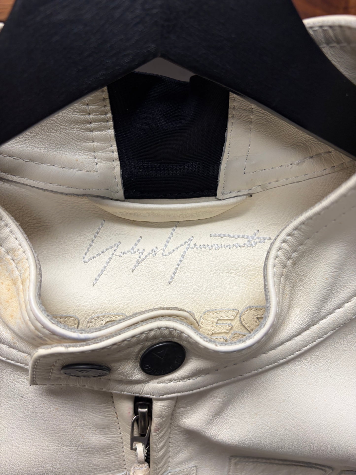 AW2004 Yohji Yamamoto x Dainese Leather ‘Riders’ Motorcycle Jacket