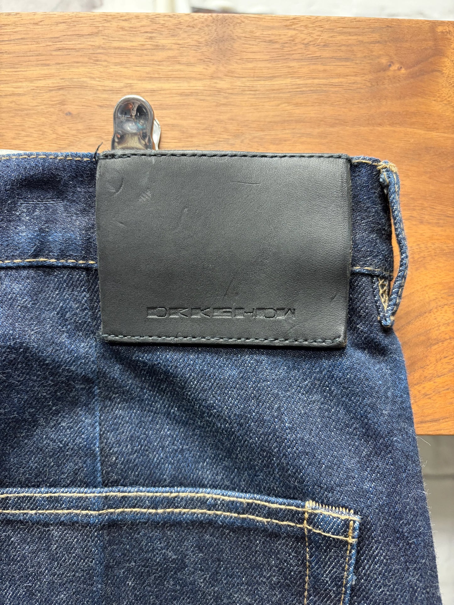 Rick Owens Japanese 16oz ‘Double Knee Geth Cut’ Indigo Denim