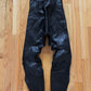 Kadoya ‘K’s Leather’ Armoured Leather Black Biker Pants