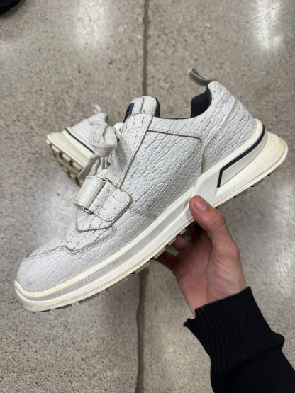 Prada ‘Mechano’ Leather Low Top Sneakers