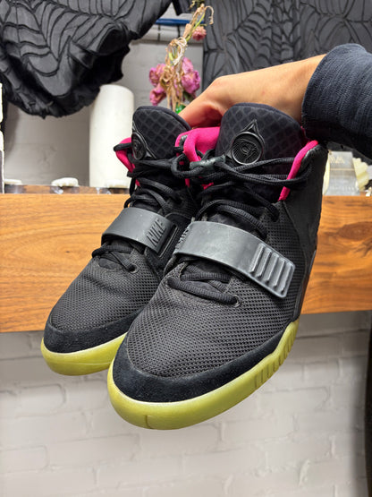 2012 Air Yeezy 2 ‘Solar Red’ High Top Sneakers
