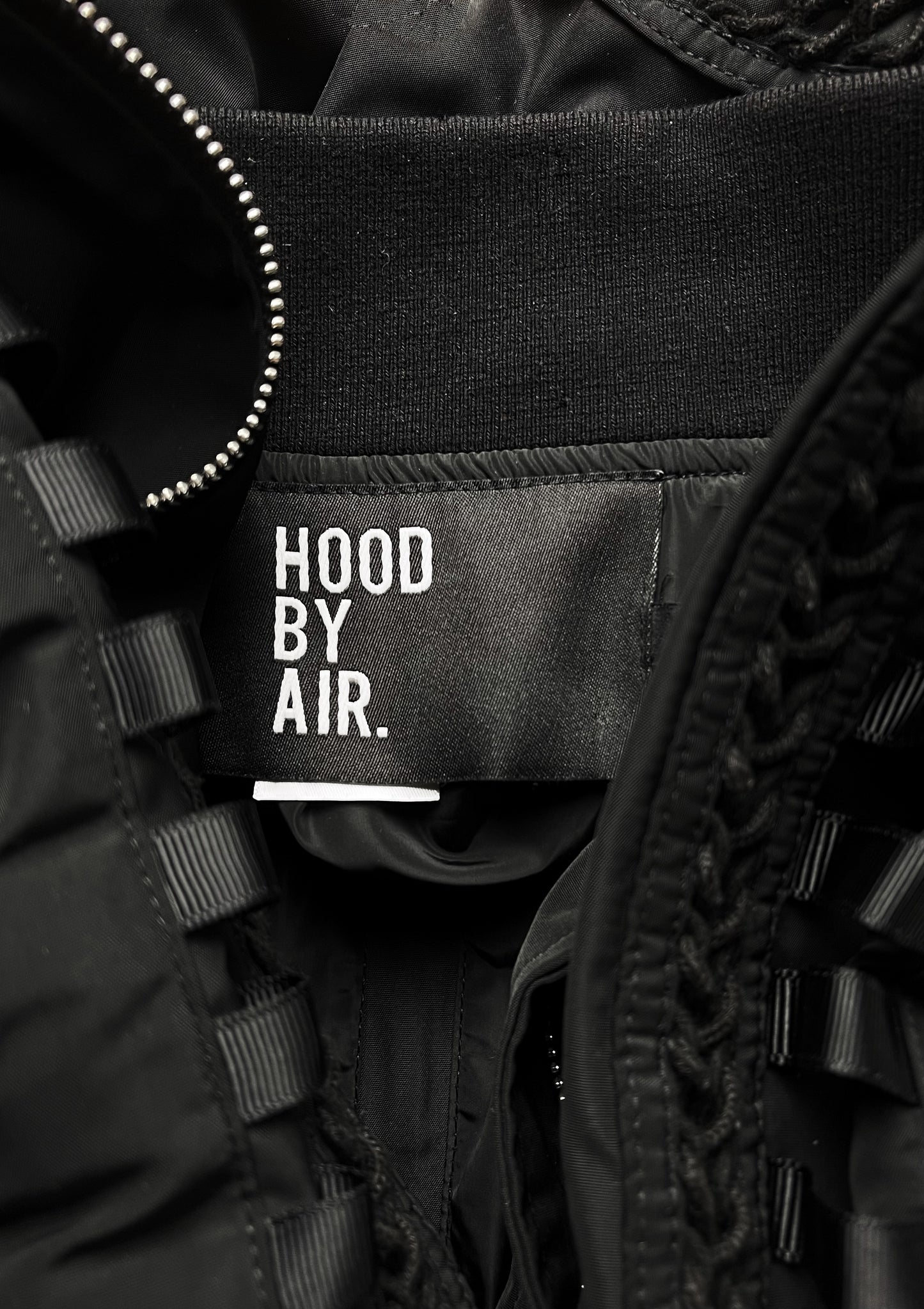 Spring Summer 2014 Hood By Air 3D Padded ‘Flight’ Black Bomber Jacket