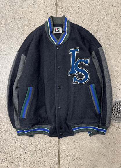 1984 Issey Miyake I.S. Team Wool Bomber Jacket