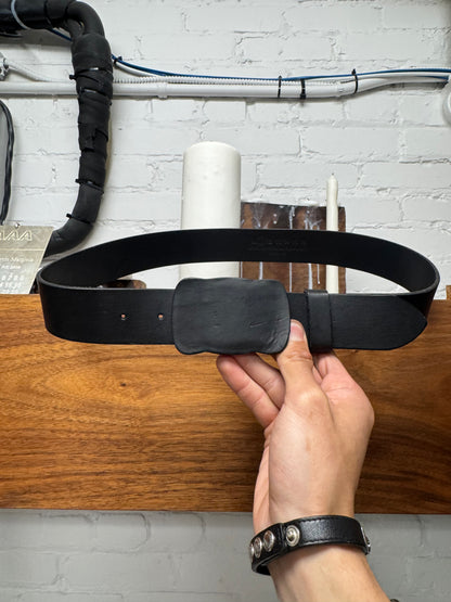 Maison Martin Margiela ‘Faceless’ Black Leather Belt