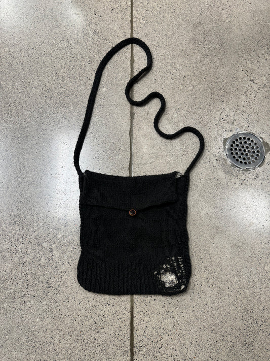 OG Number (N)ine Distressed Wool Miyashita Era Knit Side Bag