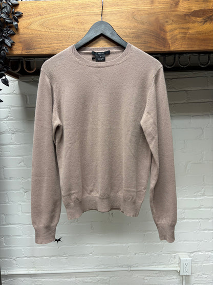 Gucci 100% Cashmere Taupe Crewneck Knit Sweater