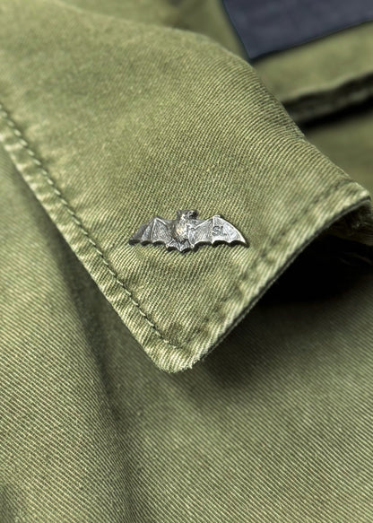 SS2019 Saint Laurent ‘Bat Pin’ Military Jacket
