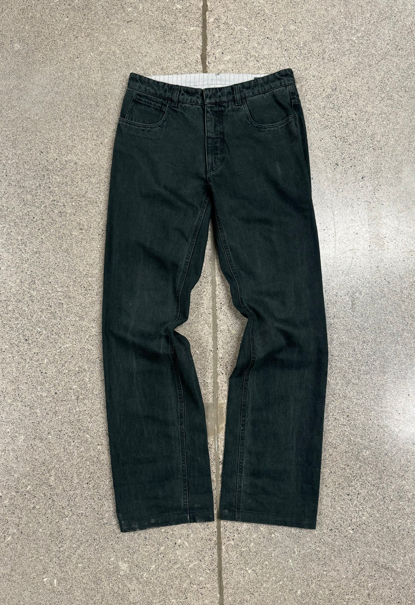 Prada Mainline ‘Deep Green’ Straight Cut Denim