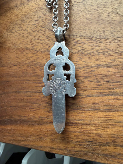 Chrome Hearts ‘XL Jumbo’ 925 Silver Dagger Pendant