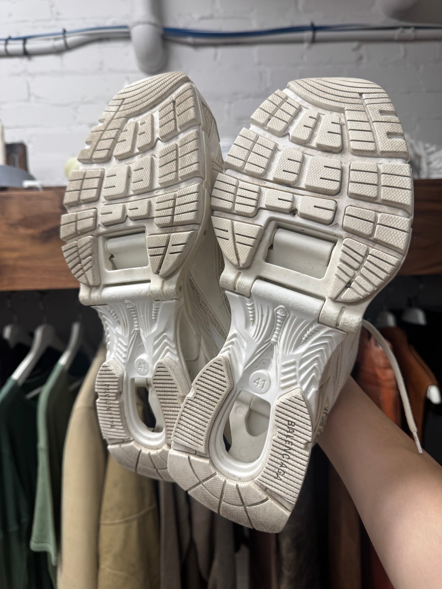Balenciaga ‘X-Pander’ Spring Blade Platform Low Top Sneakers