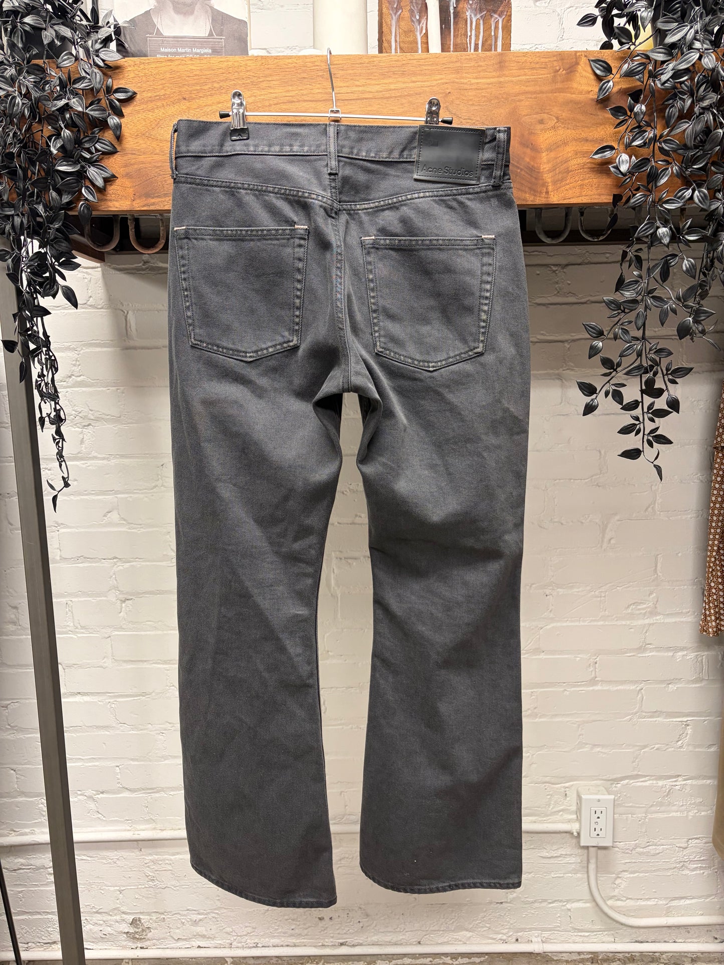 Acne Studios ‘2003’ Dark Grey Flared Cut Jeans