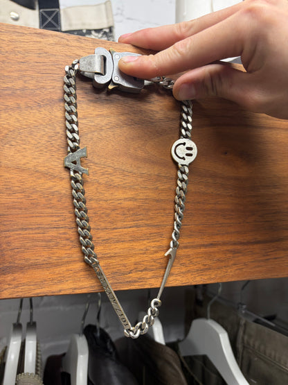 1017 Alyx 9SM x Nike ‘Hero’ Roller Clasp Closure Silver Necklace