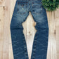 Rattletrap Whiskered Blue Flared Cut Denim