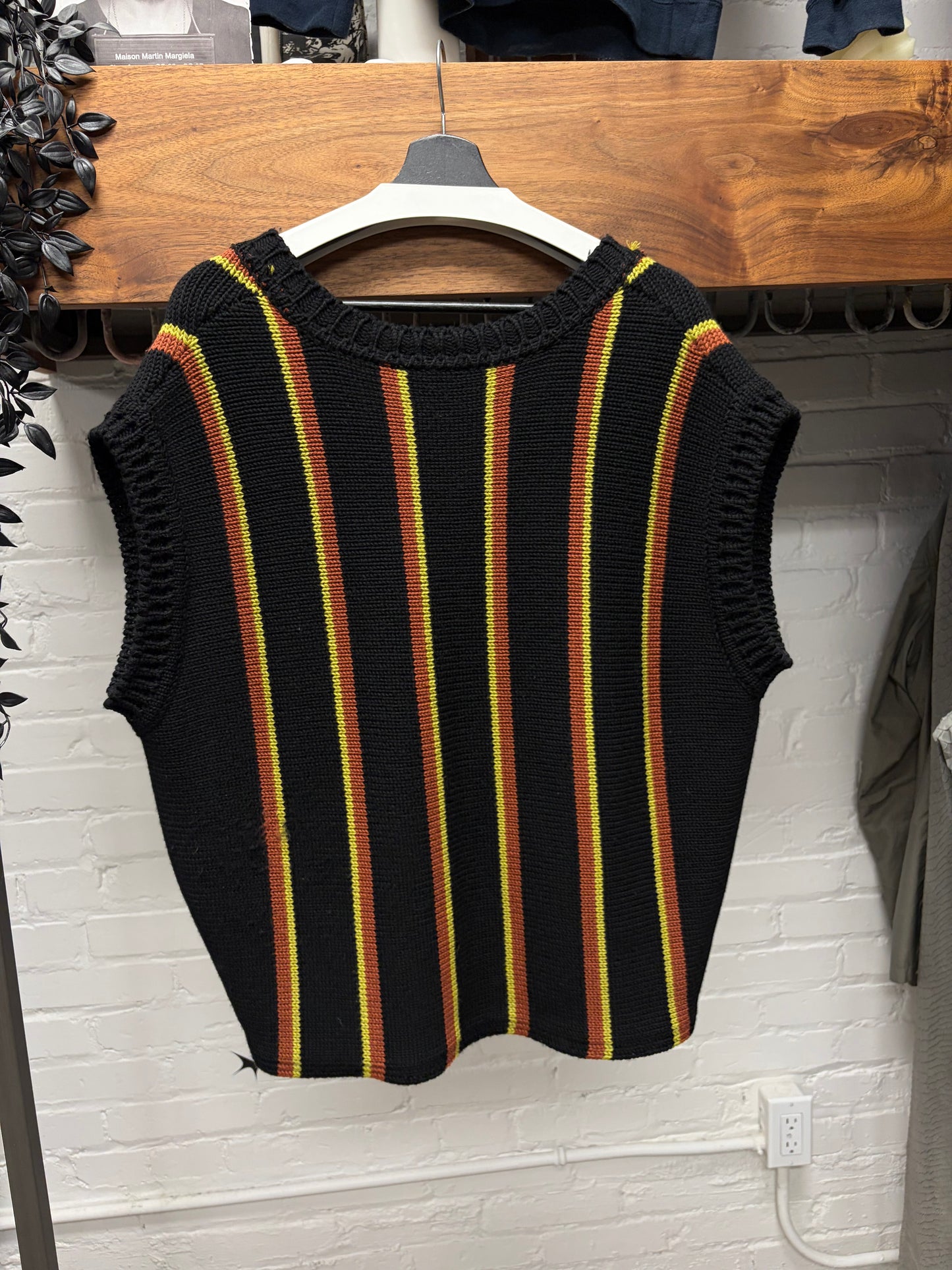 SS2022 Enfants Riches Deprimes ‘Runway’ Merino Wool Striped Knit Sweater Vest
