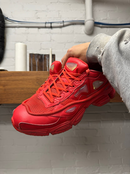 Raf Simons ‘Ozweegos V2’ Red Low Top Sneakers