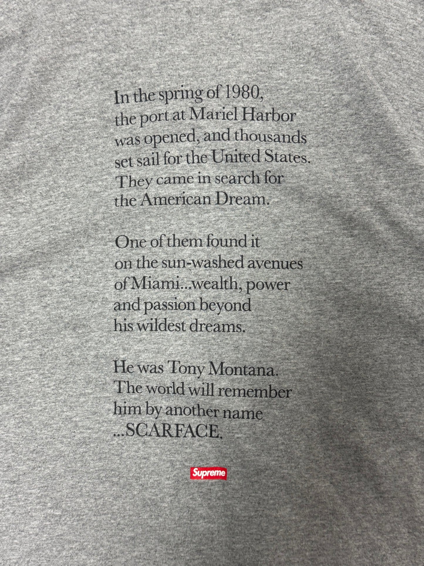 AW2017 Supreme ‘Scarface’ T-Shirt