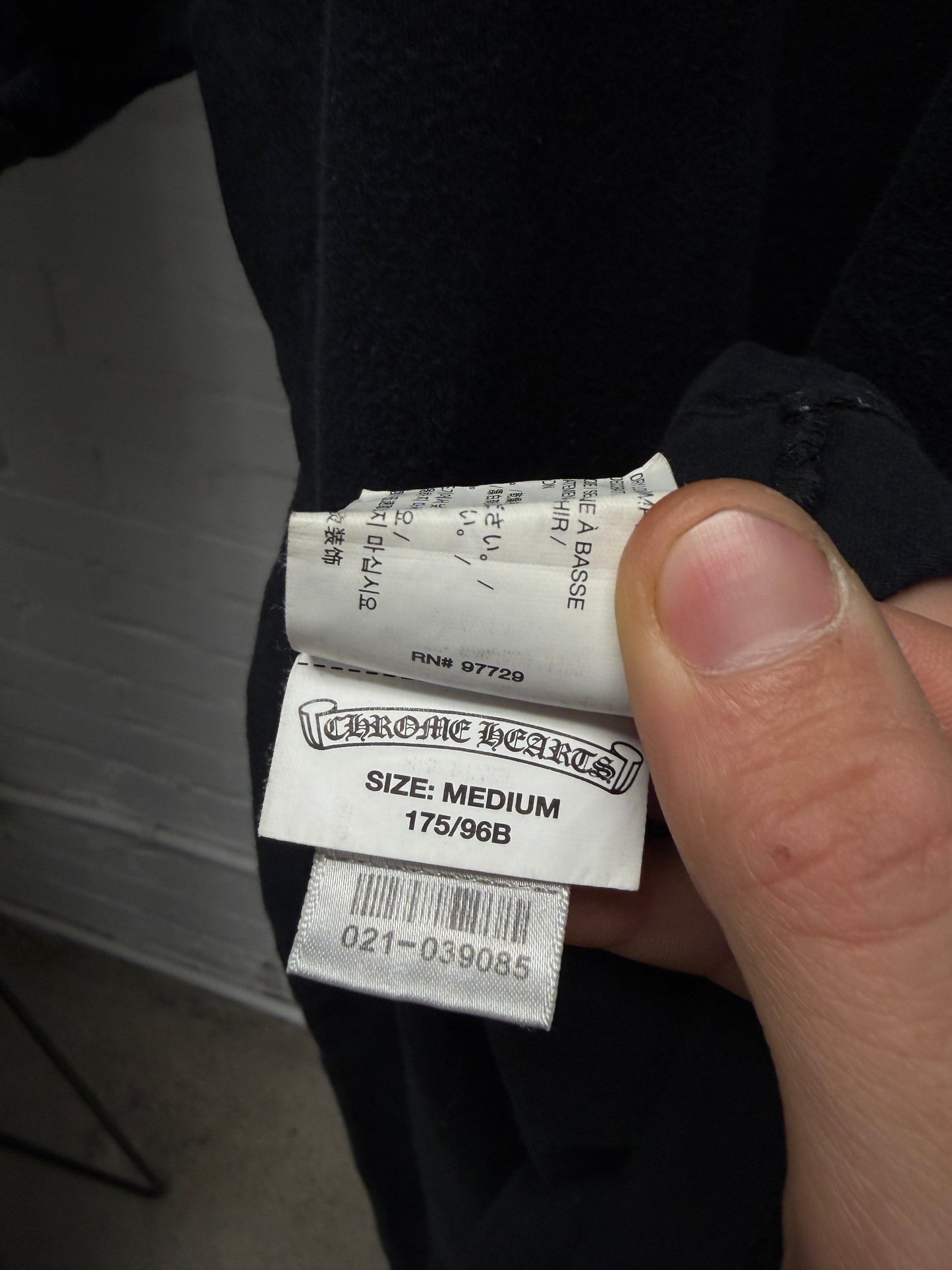 Chrome Hearts ‘Vine Dagger’ Black Graphic T-Shirt