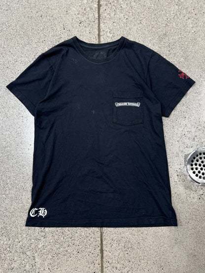 Chrome Hearts U.S.A. Scroll Logo T-Shirt