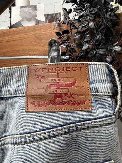 Y-Project ‘Cowboy’ Light Wash Detachable Denim