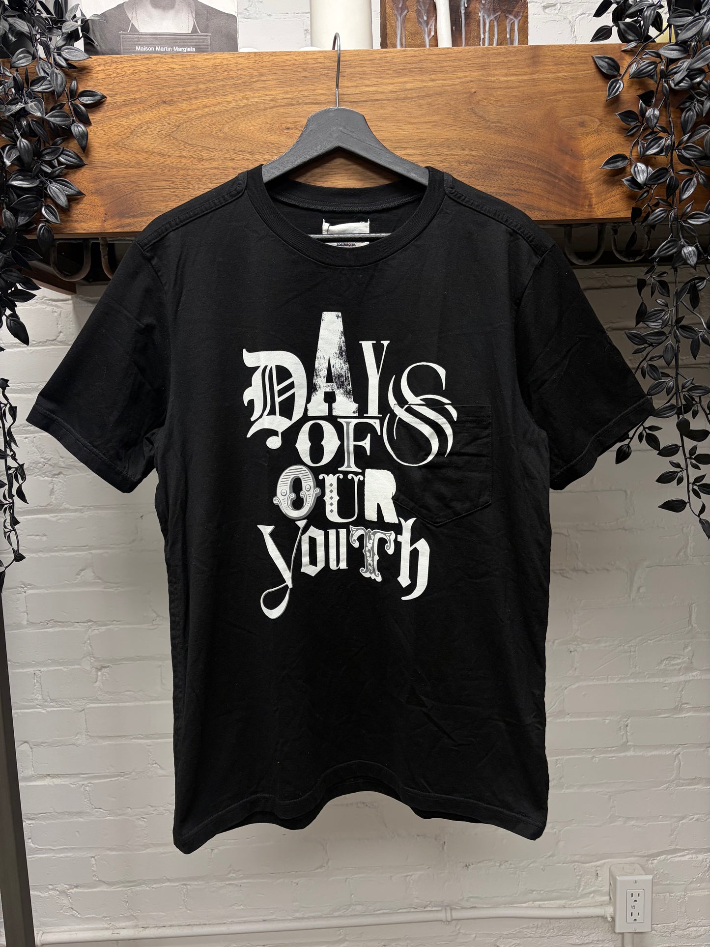 Takahiro Miyashita the Soloist ‘Days of Our Youth’ Black/White Graphic T-Shirt