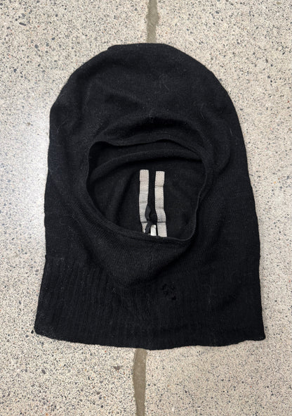 Rick Owens ‘Skull’ Virgin Wool Black Balaclava