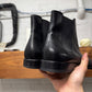 Saint Laurent Black Calfskin Leather ‘Wyatt’ Ankle Boot