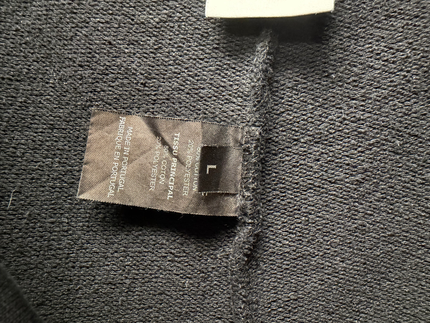 SS2019 Vetements ‘Wash Tag’ Black Drawstring Sweatpants