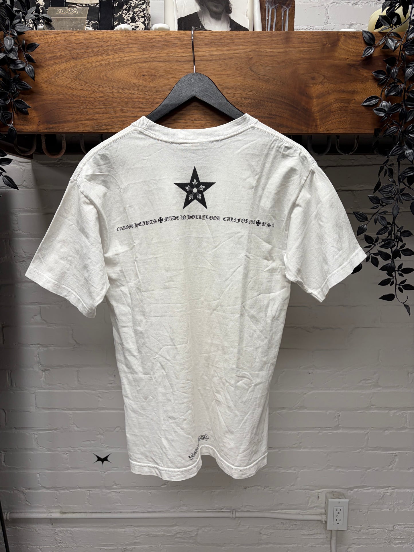 Chrome Hearts ‘Stars Logo’ White Graphic T-Shirt
