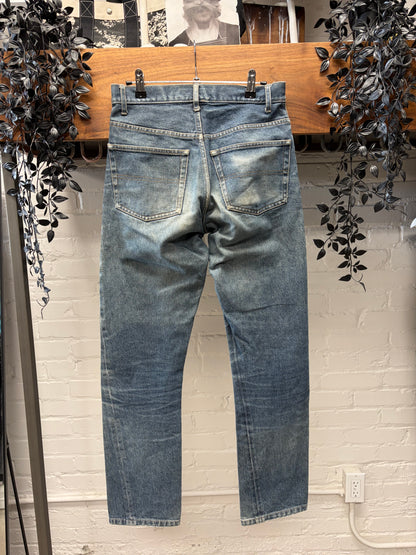 Vintage Yves Saint Laurent Washed Blue Bootcut Denim