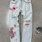 SS2005 Dolce & Gabbana ‘Aloha’ Studded Light Wash Denim