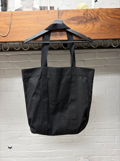 Yohji Yamamoto Black Canvas Tote Bag