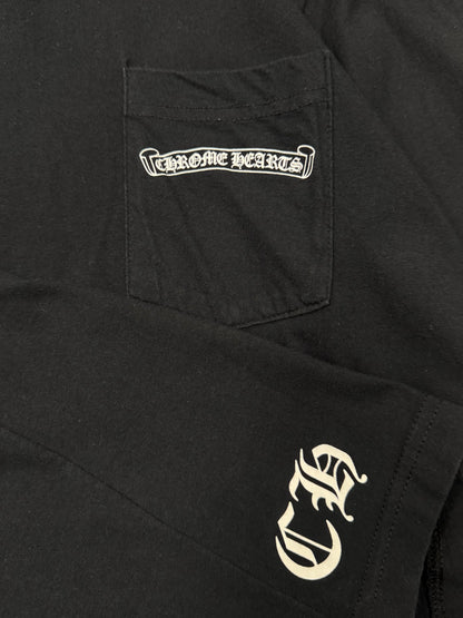 Chrome Hearts Cemetery Cross Flood Long Sleeve Shirt