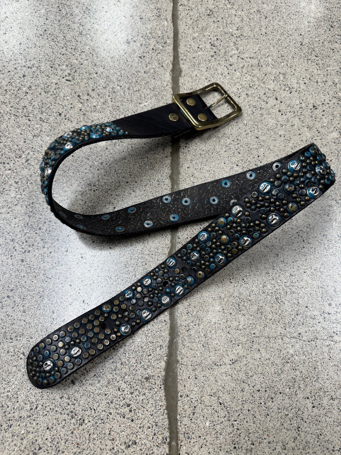 SS2005 Dsquared2 Studded Leather Belt