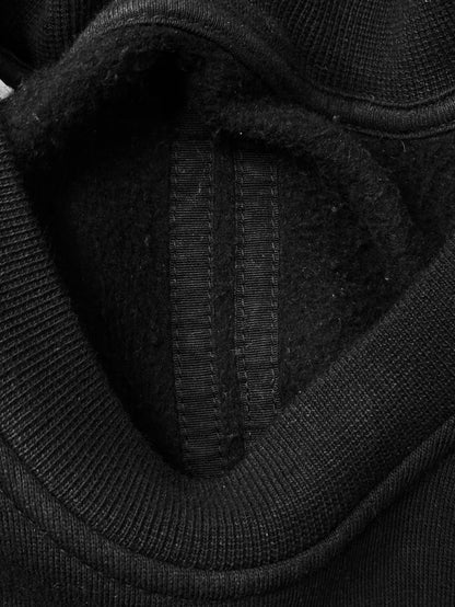 SS2024 Rick Owens ‘Lido’ Tec Shoulder ‘Padoga’ Horned Sweatshirt