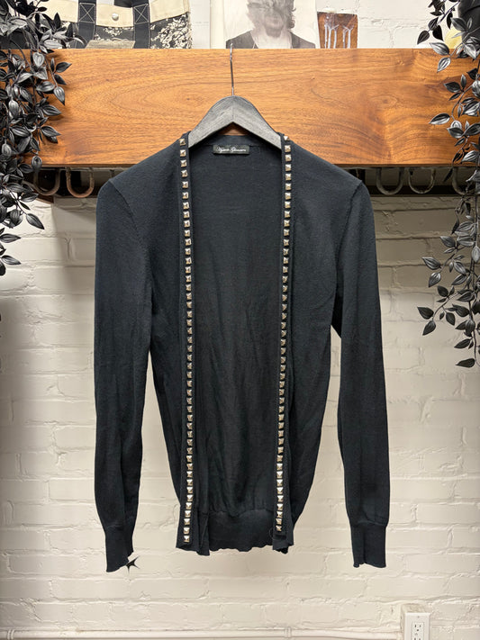 Hysteric Glamour Studded Black Cardigan