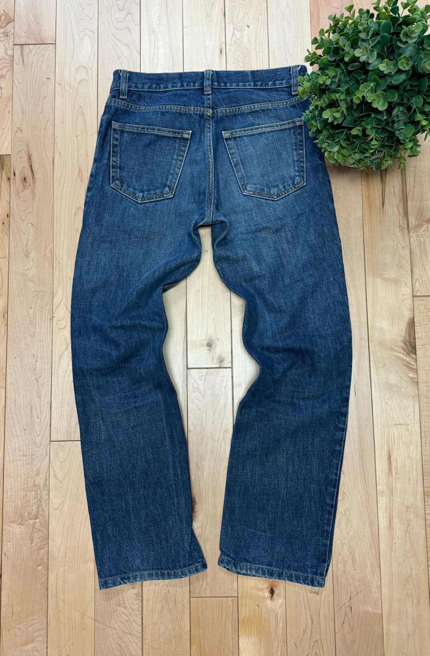 1999 Helmut Lang Classic Blue Boot Cut Denim