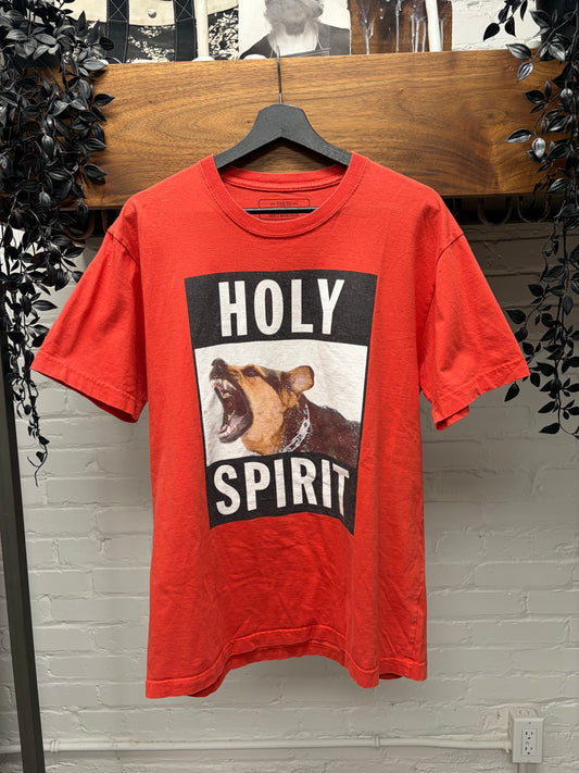 Neighborhood ‘Holy Spirit’ Rottweiler Red Graphic T-Shirt