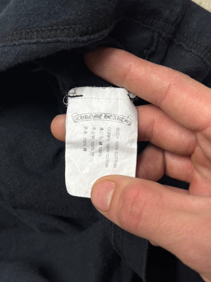 Chrome Hearts T-Bar Logo Black Graphic T-Shirt