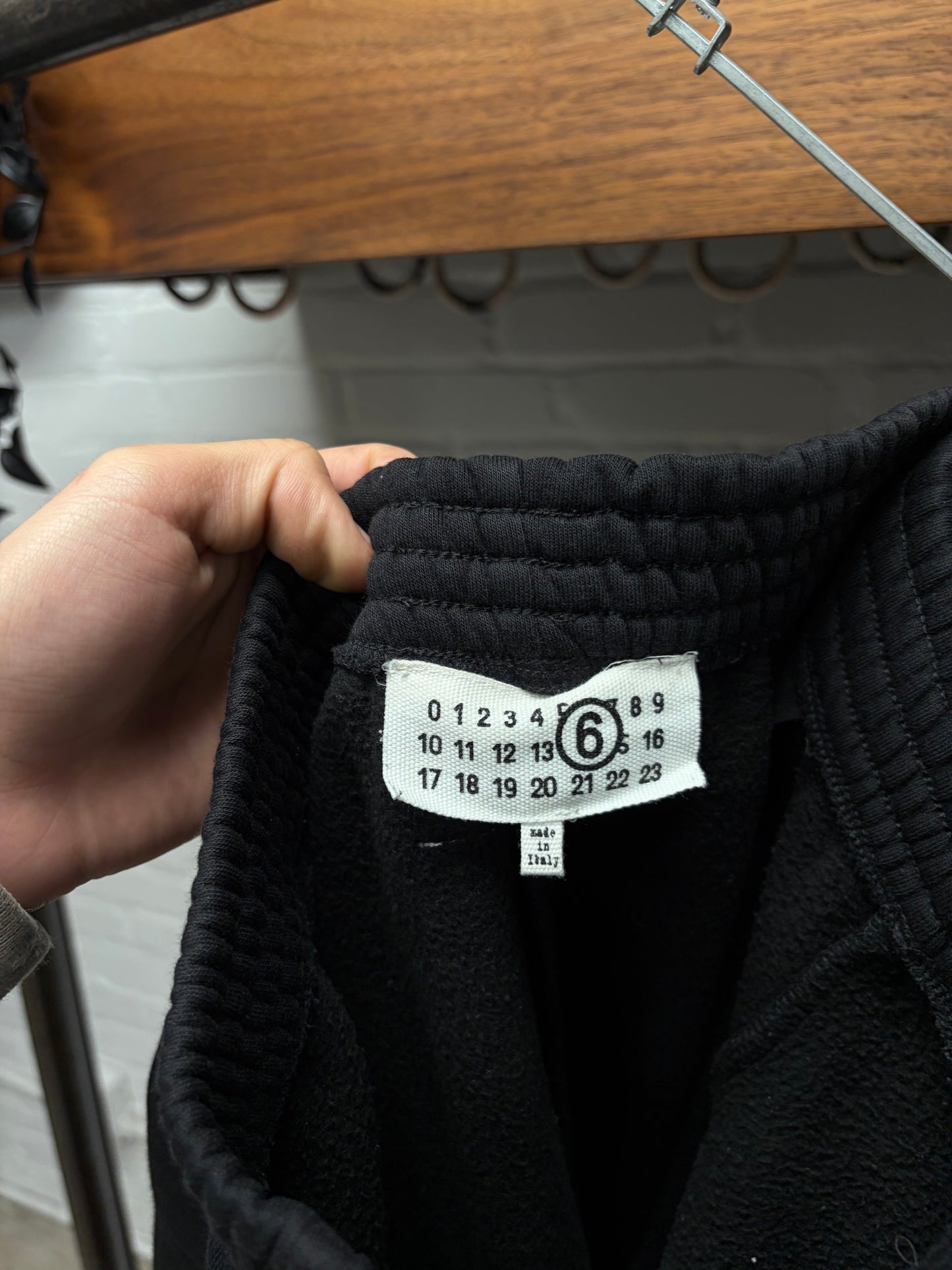 2025 Maison Margiela Distressed Knee Wide Leg Sweatpants